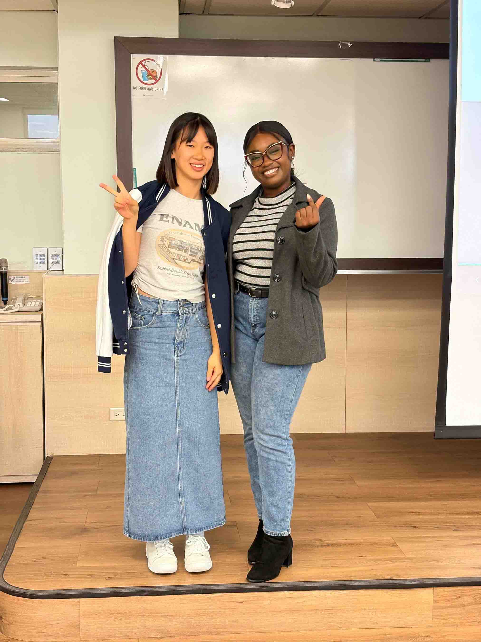 創新國際學院學生講座啟發「無國界」思維　從海地到瑞士的跨文化故事