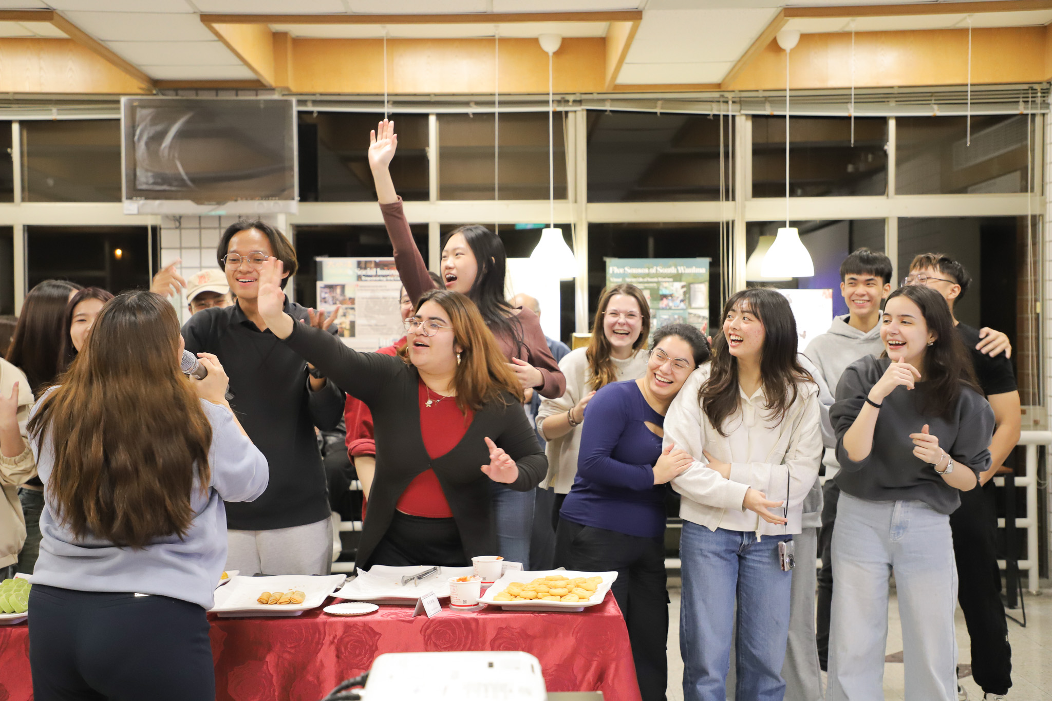 ICI students actively participating in the interactive game session. (Photo credit: International College of Innovation)