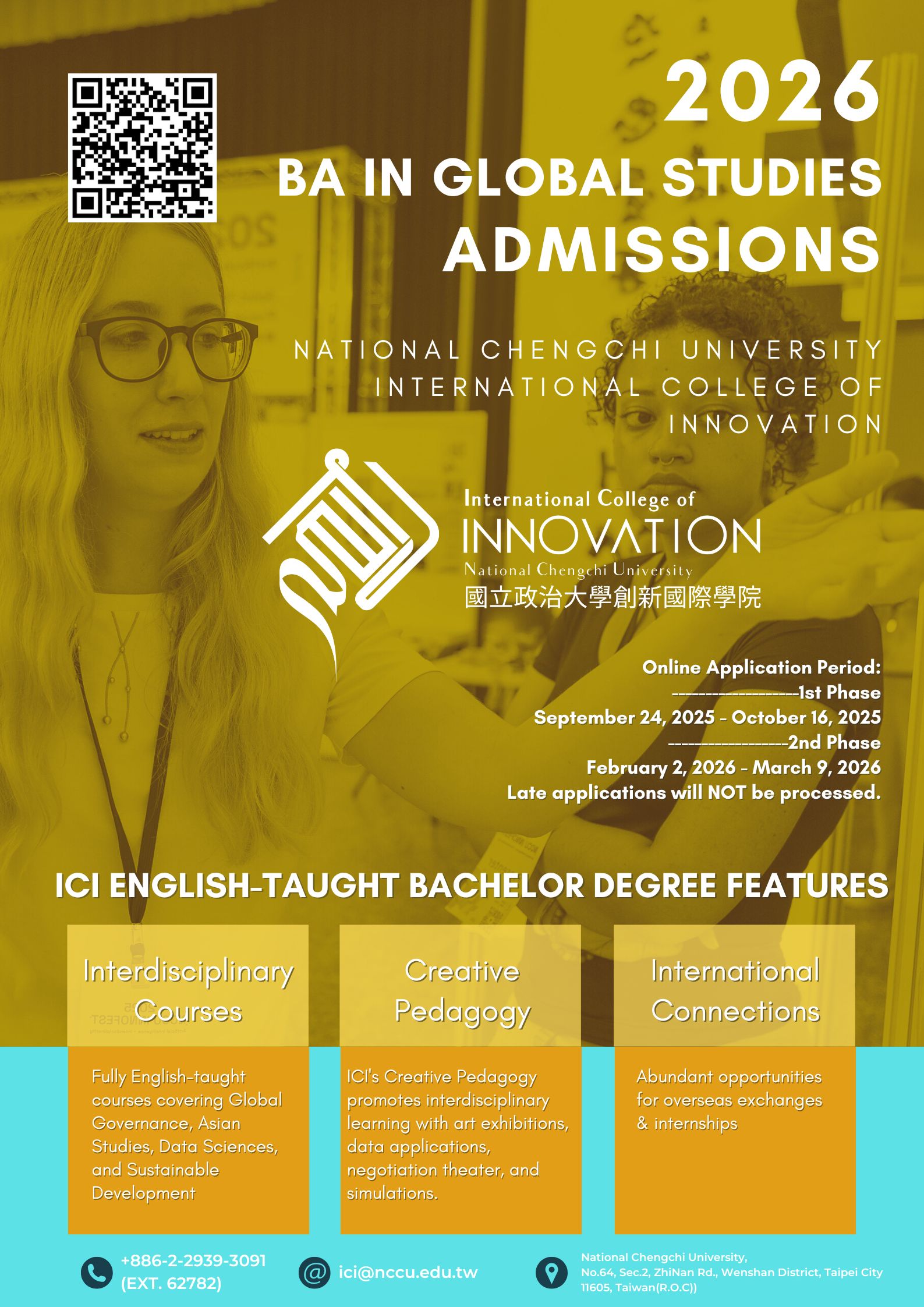 ✨ ICI 2026 International Student Admission is now open!