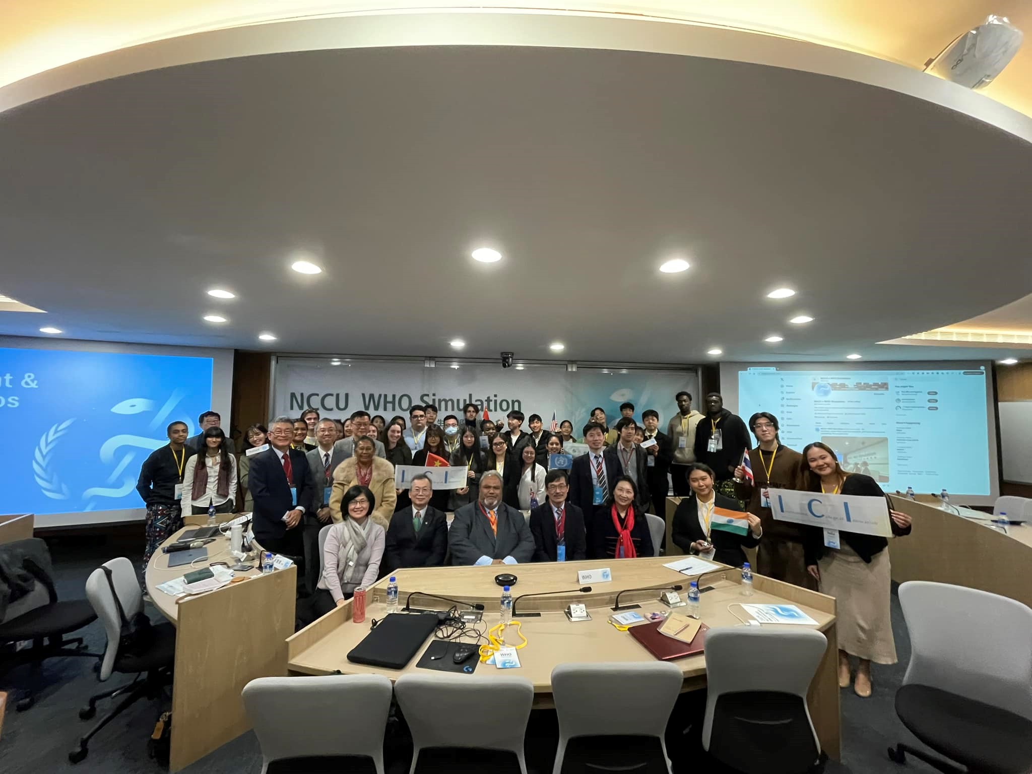 Group photo of distinguished guests, faculty, and students after the successful conclusion of the conference (Photo courtesy of the College of Innovation).