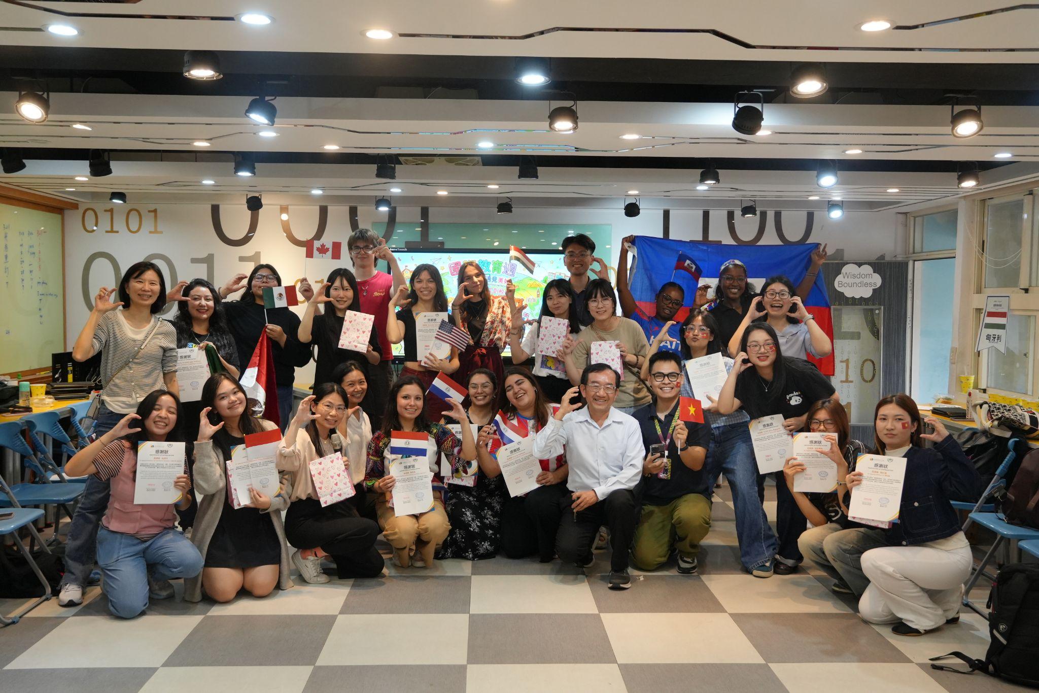 NCCU International Students Bridge Cultural Exchange Through Childhood Games with Shijian Elementary School Students