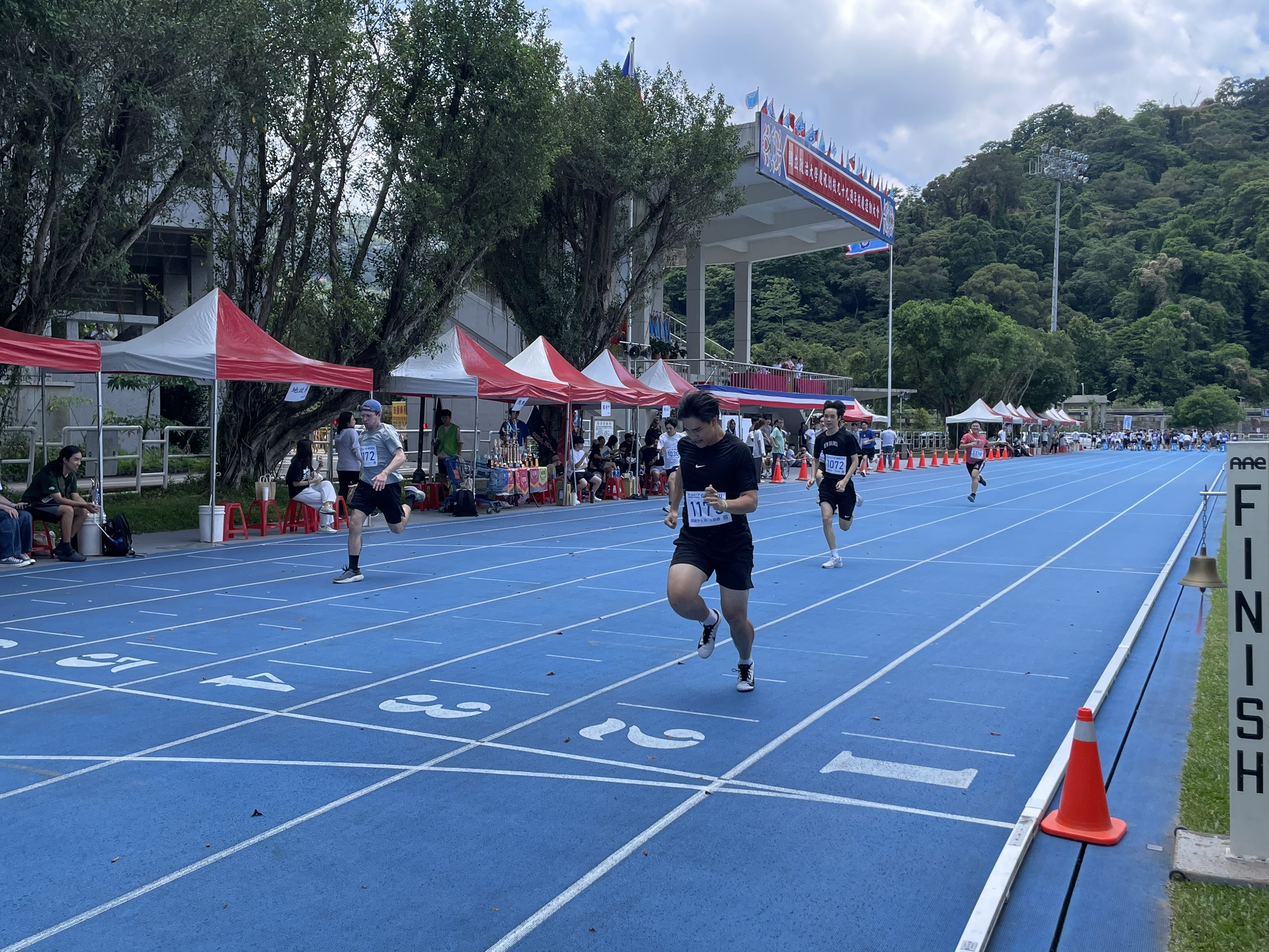 ICI student 王顥勳 placed fifth in the men’s track event.(Photo by ICI)