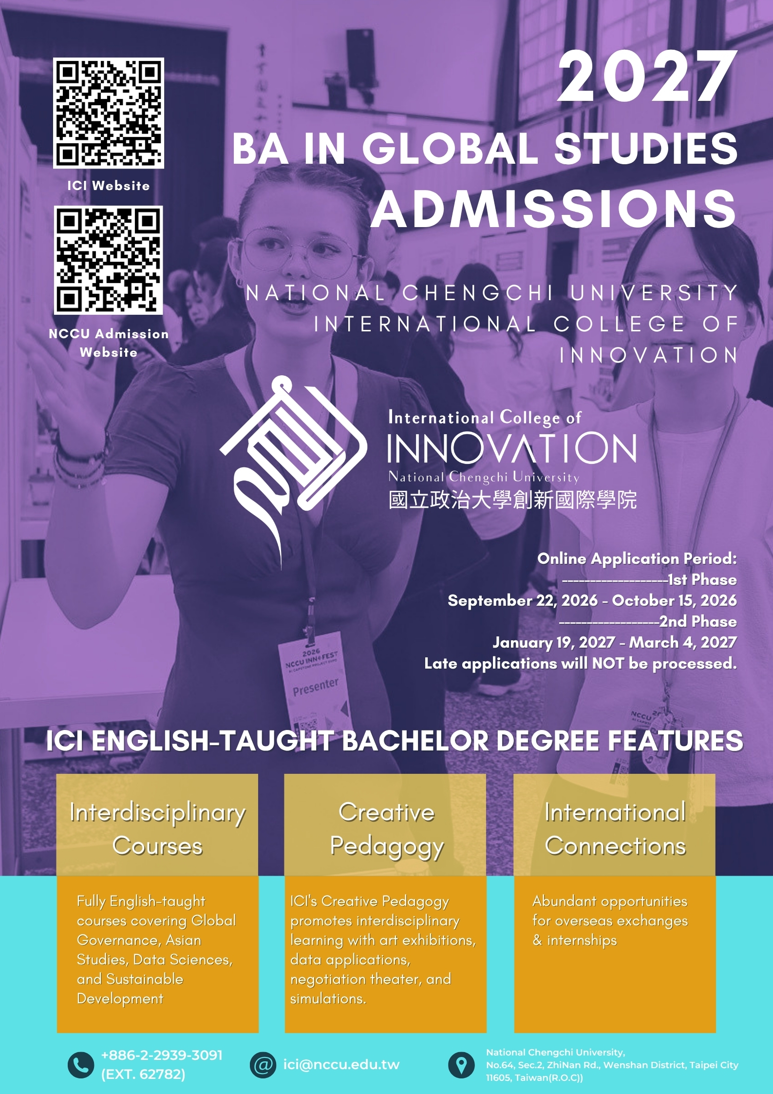 ✨ ICI 2027 International Student Admission is now open!